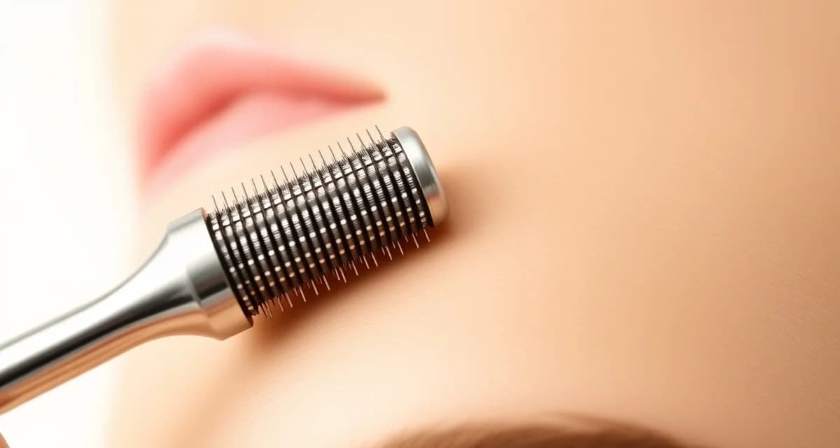 Medical-grade dermaroller for hair regrowth 1.5mm dermaroller with 540 titanium needles for scalp microneedling hair loss treatment