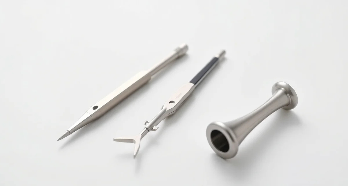 Belgian-made FUE surgical instruments by Devroye Devroye precision hair transplant instruments including flat punch and trumpet punch tools for manual FUE procedures