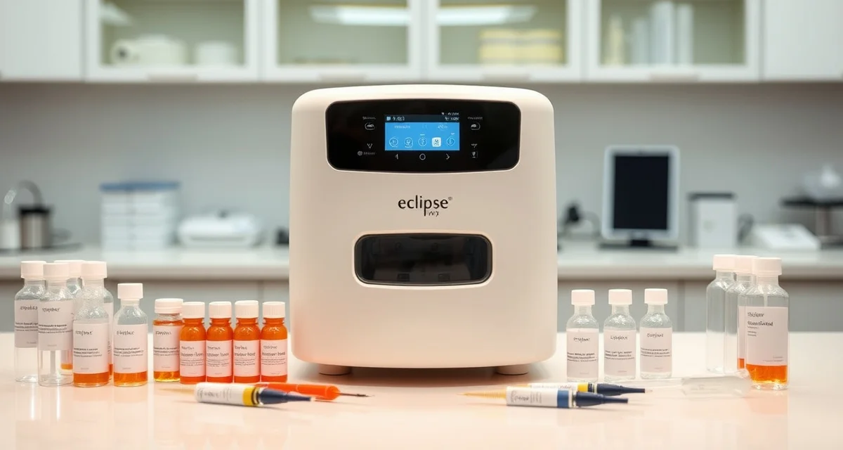 FDA-cleared PRP preparation device Eclipse PRP centrifuge system for hair restoration clinics separating platelet-rich plasma from blood