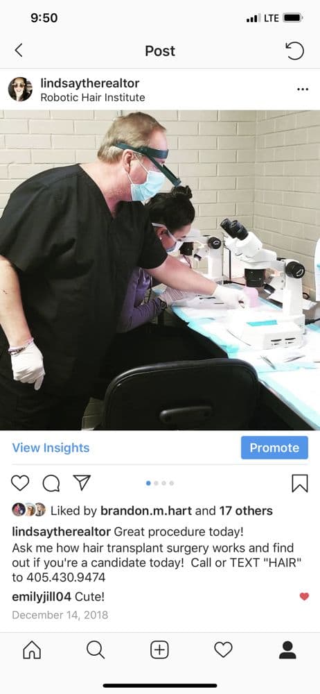 Robotic Hair Institute - hair transplant in Oklahoma City, OK